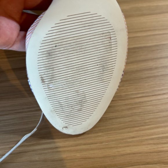 Anthropologie Billy Ella Size 10 Striped Lace up Heels - Picture 7 of 8